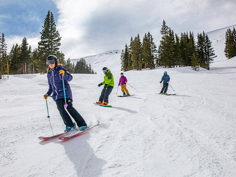 skiing